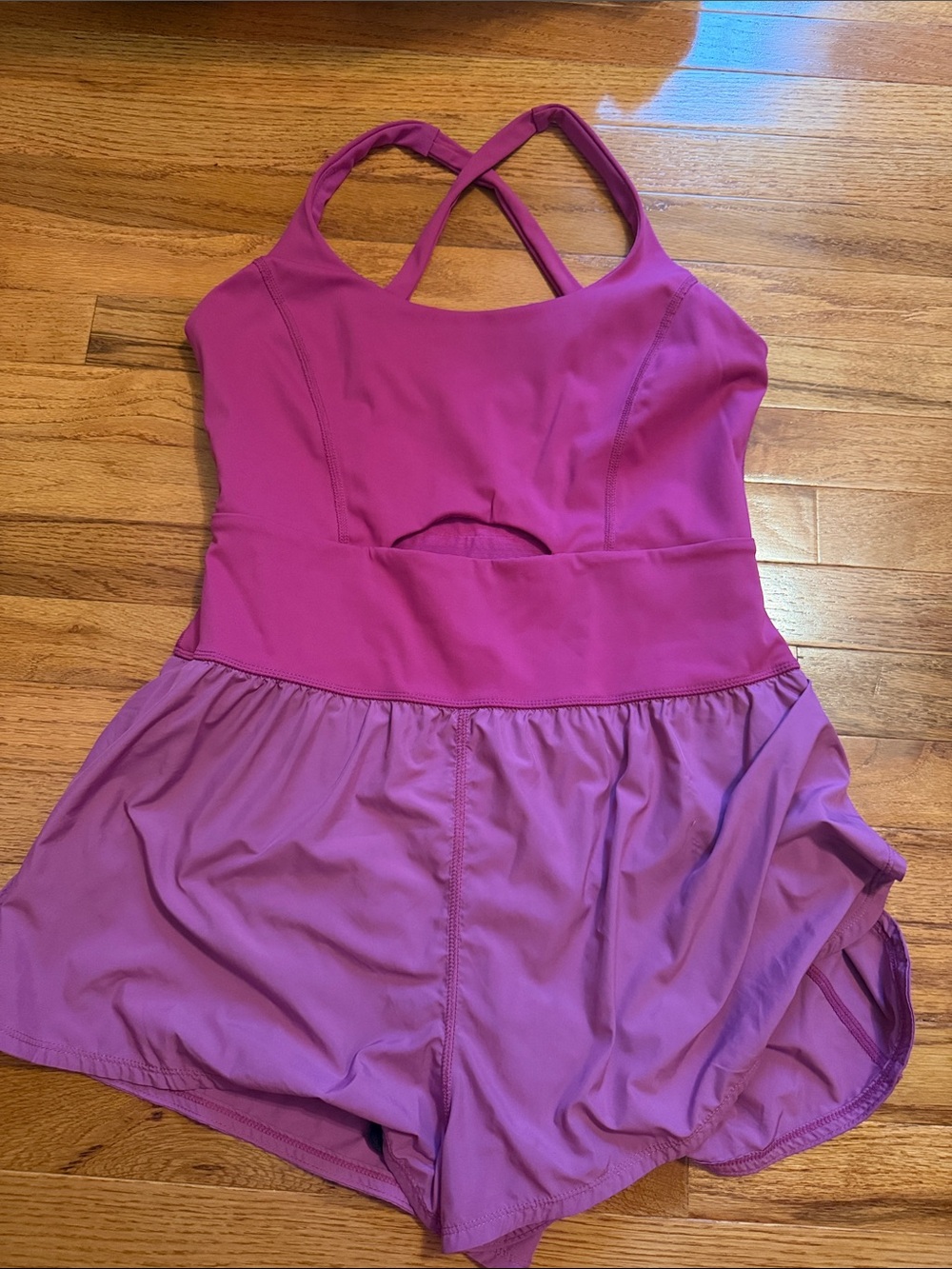 Free People Movement Righteous Runsie Purple (Cranberry Purple)